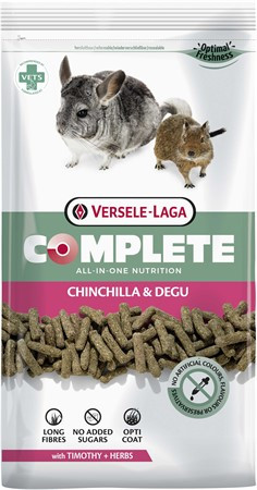 Välbalanserat foder för Chinchilla & Degu