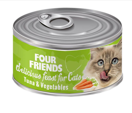 Våtfoder Tonfisk & Grönsaker för Katt