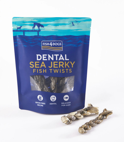 Jerky Fish Twists, Hundsnack