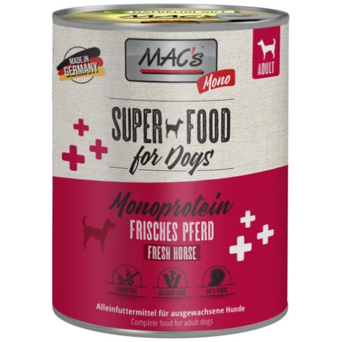 Monoprotein Sensitive Häst Våtfoder för Hund