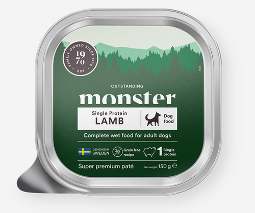 Våtfoder Paté med Lamm för Hund från Monster