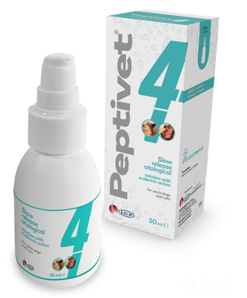 ICF Peptivet 4 Ear Drops till Hund & Katt