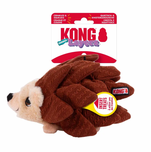 KONG Layerz Hedgehog Hundleksak