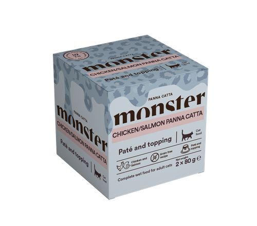 Panna Catta Salmon/Chicken Paté Våtfoder till Katt från Monster