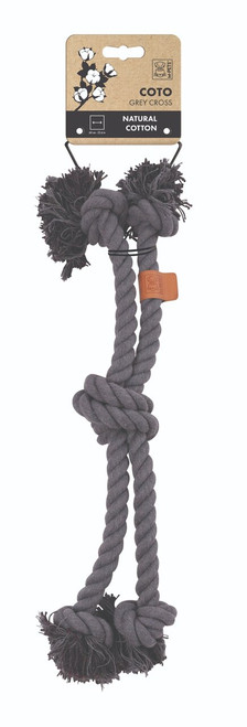 Hundleksak Cross Grey