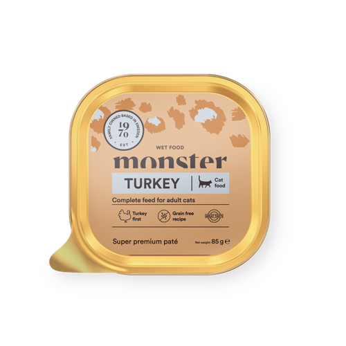 Cat Paté Adult Turkey Våtfoder till Katt från Monster