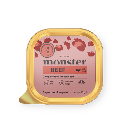 Cat Paté Adult Beef Våtfoder till Katt från Monster