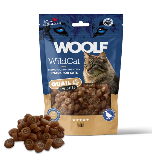 WildCat Quail Twisties Kattgodis