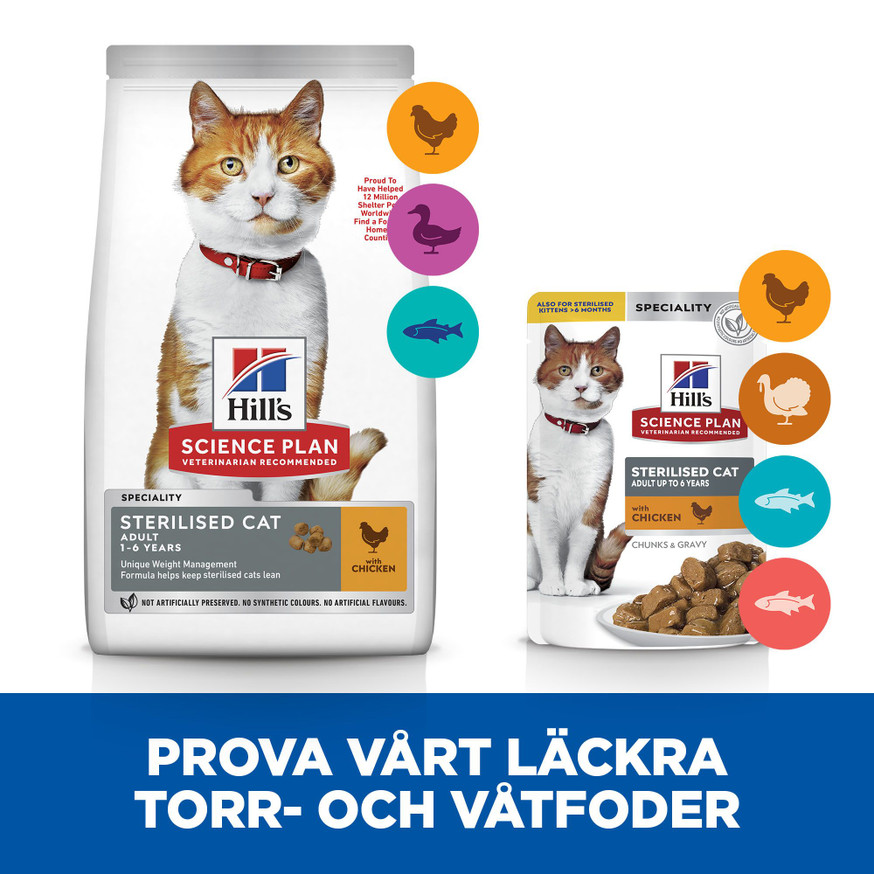 Adult Sterilised Cat torrfoder med tonfisk