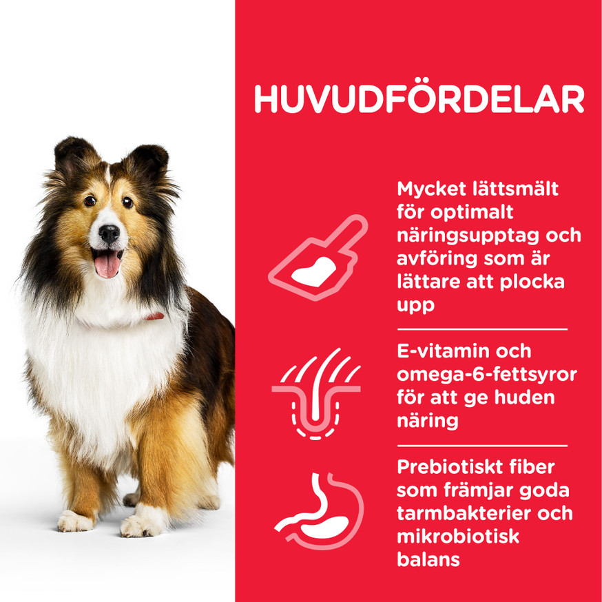 Adult Sensitive Stomach & Skin Medium Hundfoder med kyckling