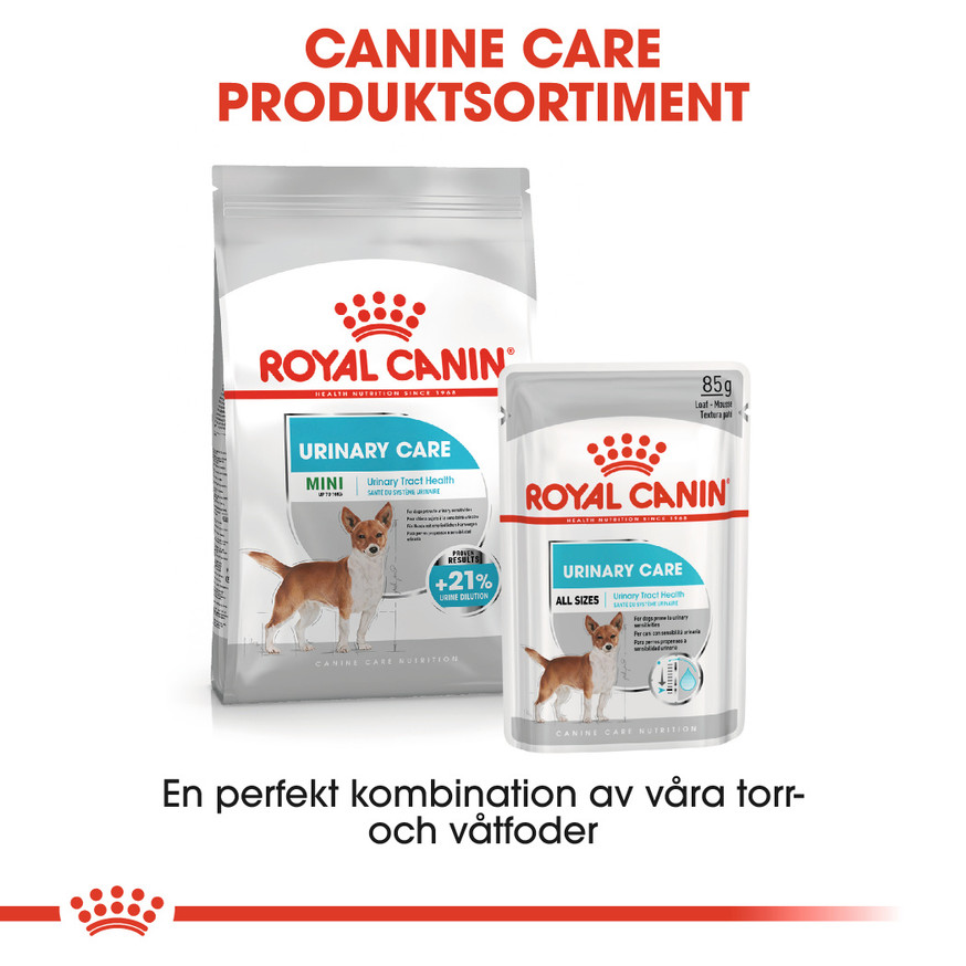 Urinary Care Adult Mini Torrfoder för hund