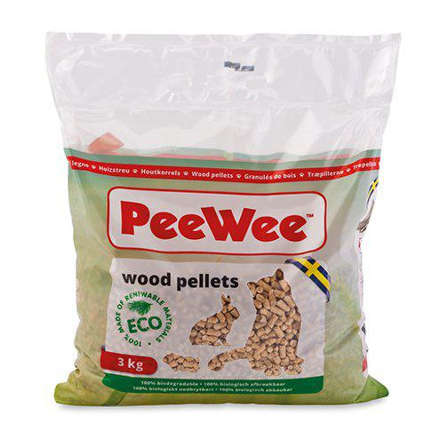 PeeWee Träpellets - 5 L / 3 kg