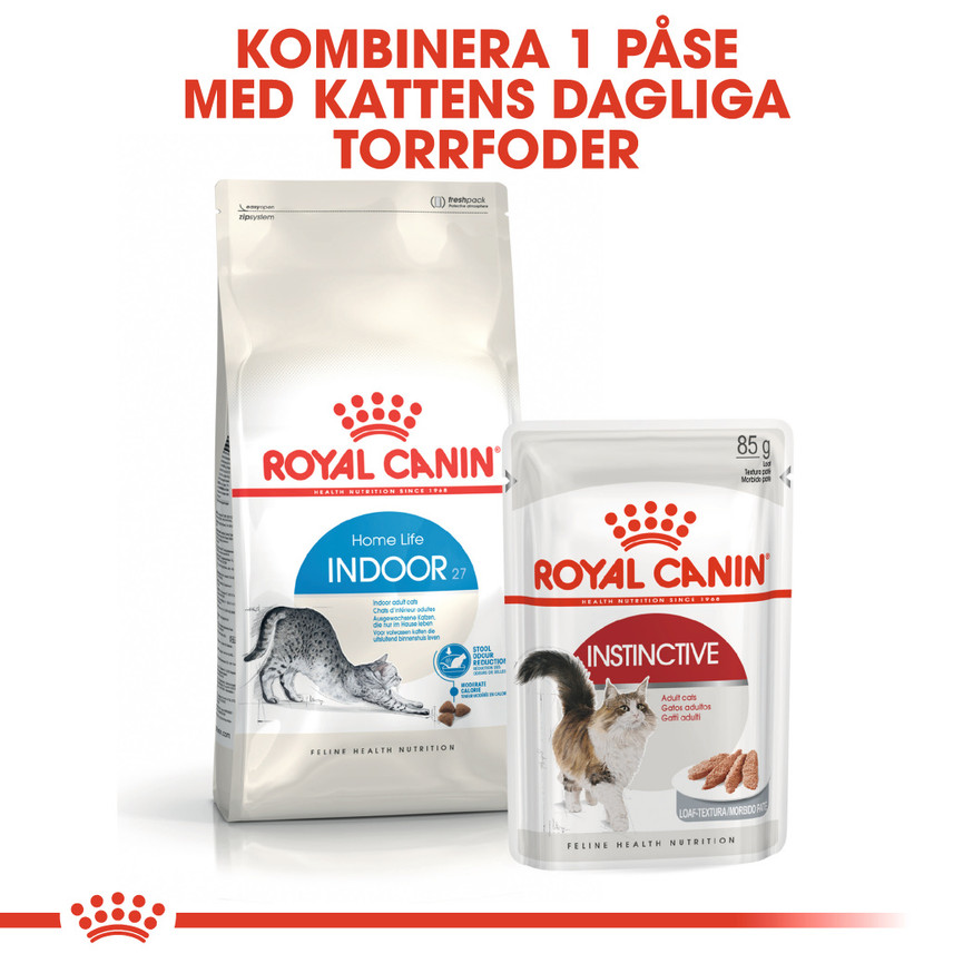 Indoor Adult Torrfoder för Katt