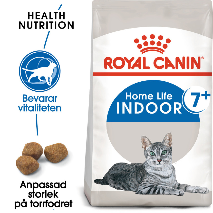 Indoor 7+ Ageing Torrfoder för Katt