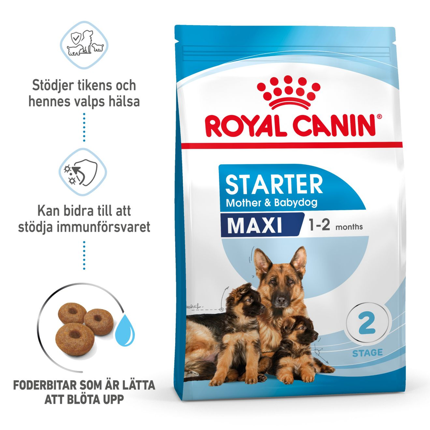 Maxi Starter Mother & Babydog Torrfoder för hund