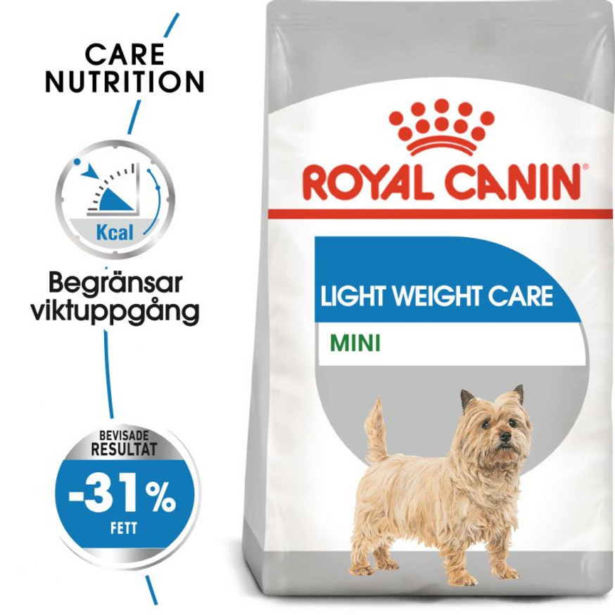 Light Weight Care Adult Mini Torrfoder för hund