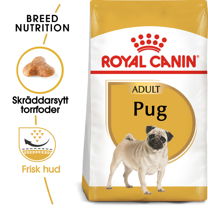 Pug Adult Torrfoder för hund