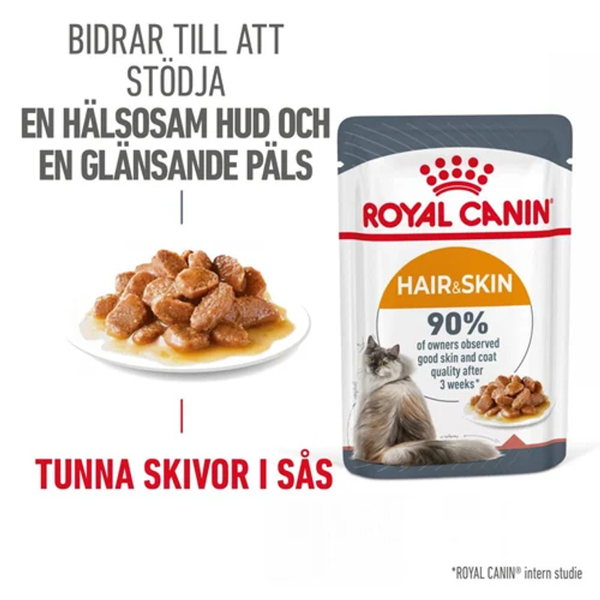 Hair & Skin Gravy Våtfoder för katt