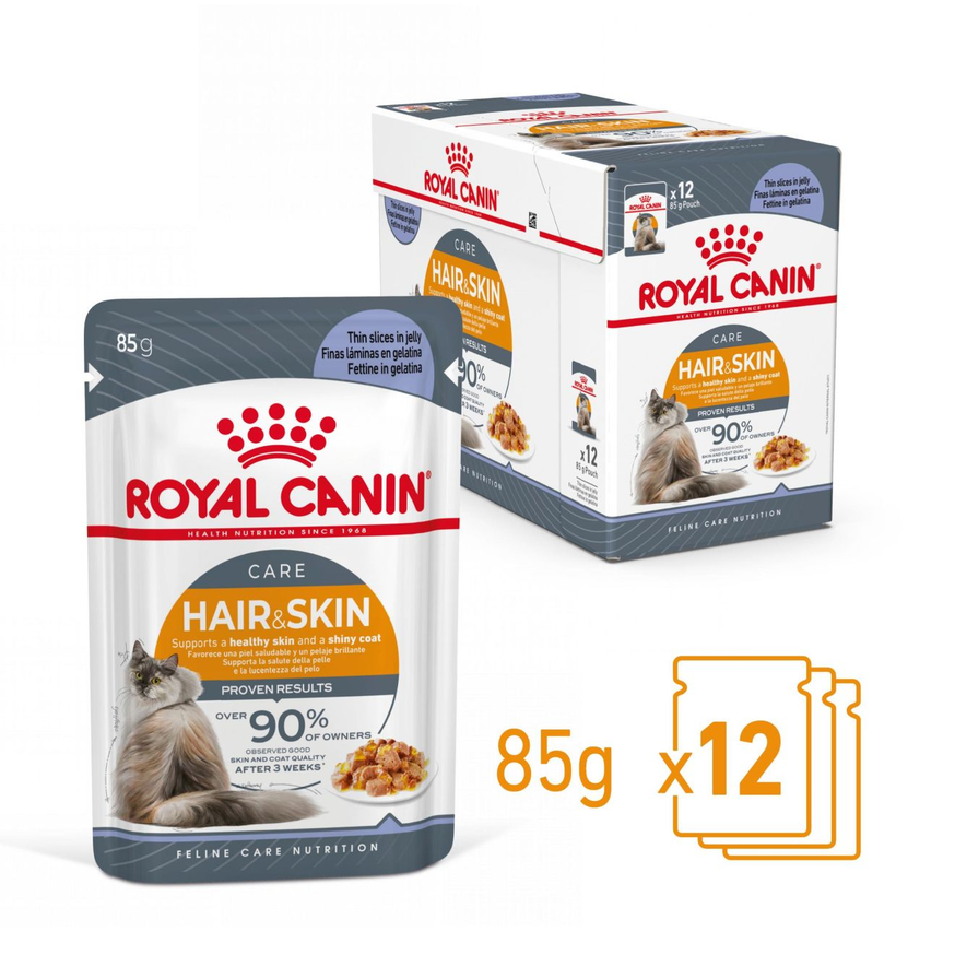 Hair & Skin Jelly Våtfoder för katt