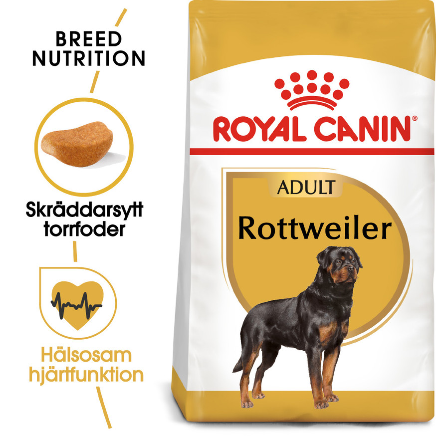 Rottweiler Adult Torrfoder för hund