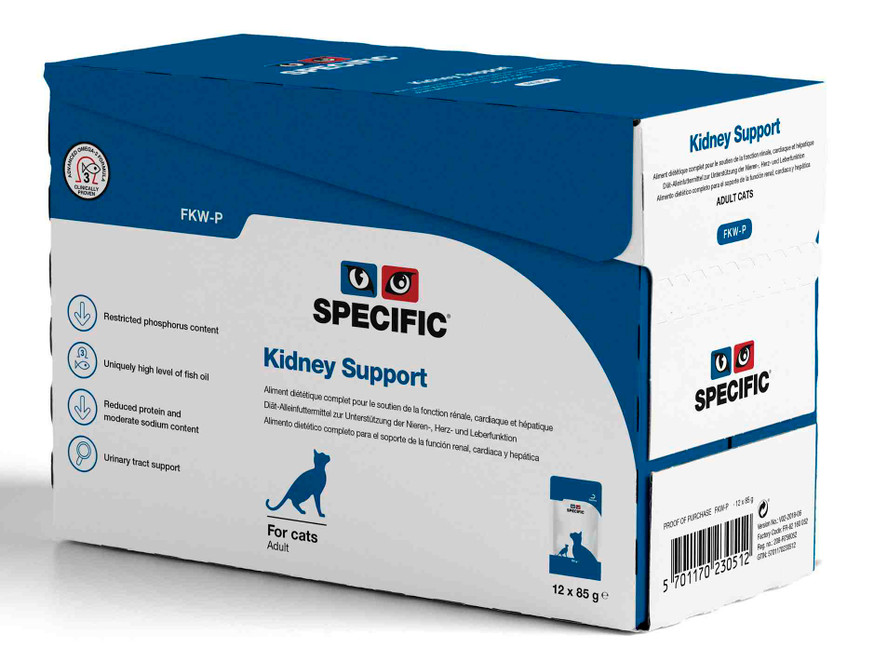 Kidney Support FKW-P Kattfoder - 12 x 85 g