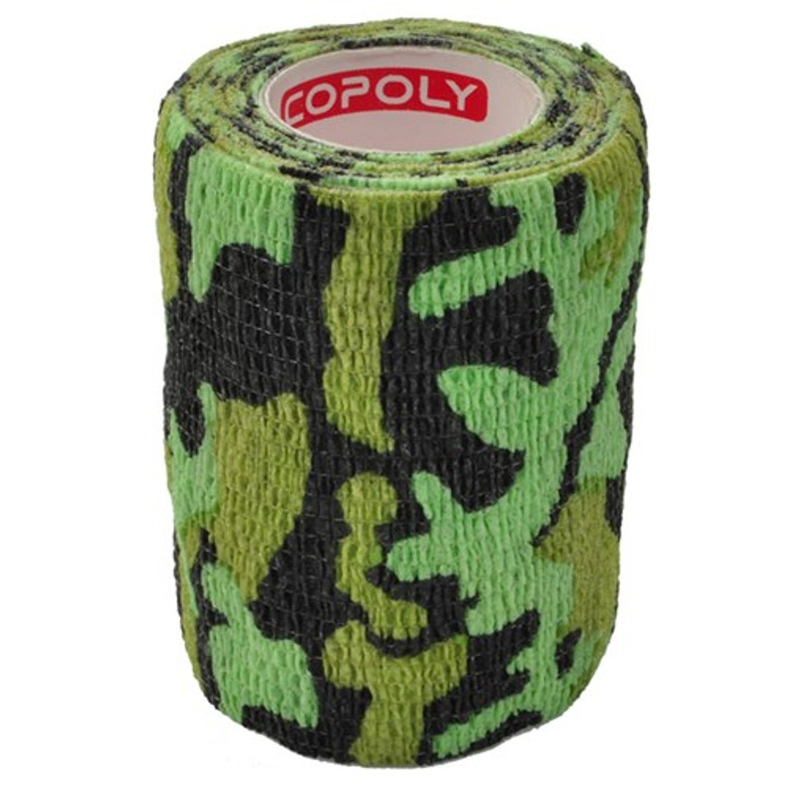 Självhäftande Bandage Kamouflagefärgad Grön - Medium