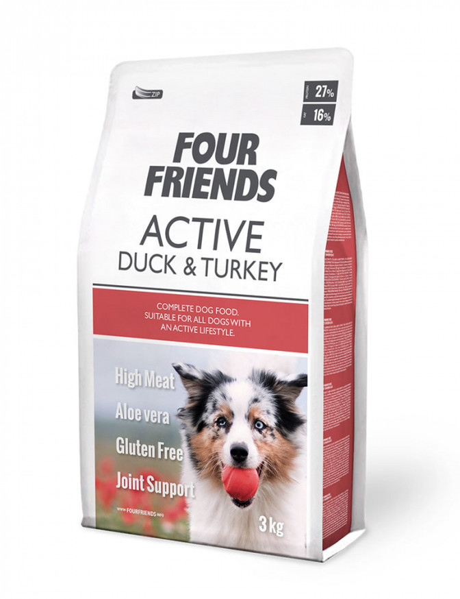 Active Duck & Turkey Hundfoder - 3 kg