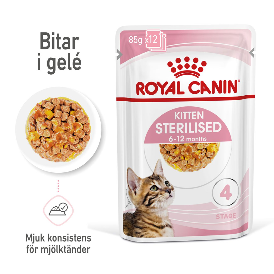 Sterilised Jelly Kitten Våtfoder för kattunge