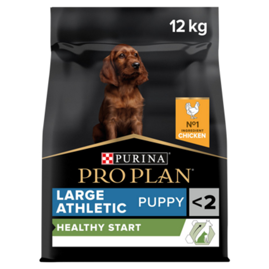 Large Athletic Puppy Healthy Start Torrfoder med Kyckling
