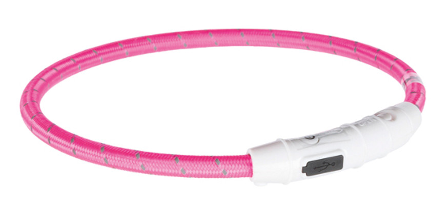 Lysande halsband - Large-Xlarge Rosa