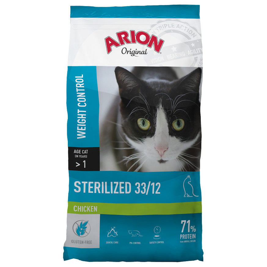 Sterilized 33/12 Kattfoder med Kyckling