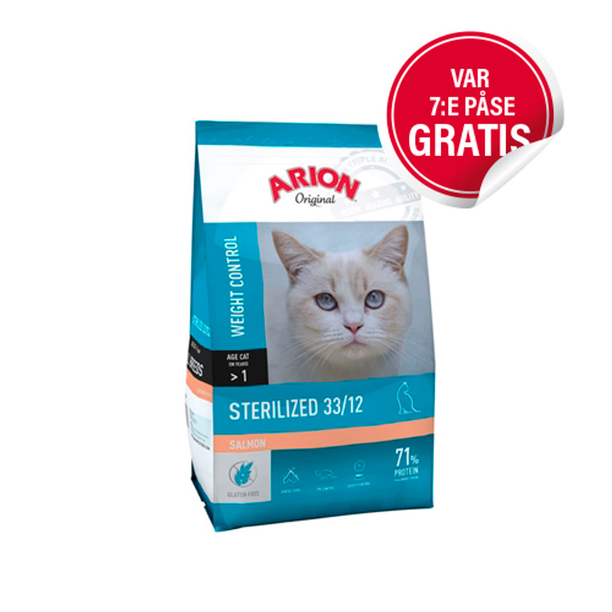 Sterilized 33/12 Kattfoder med Lax