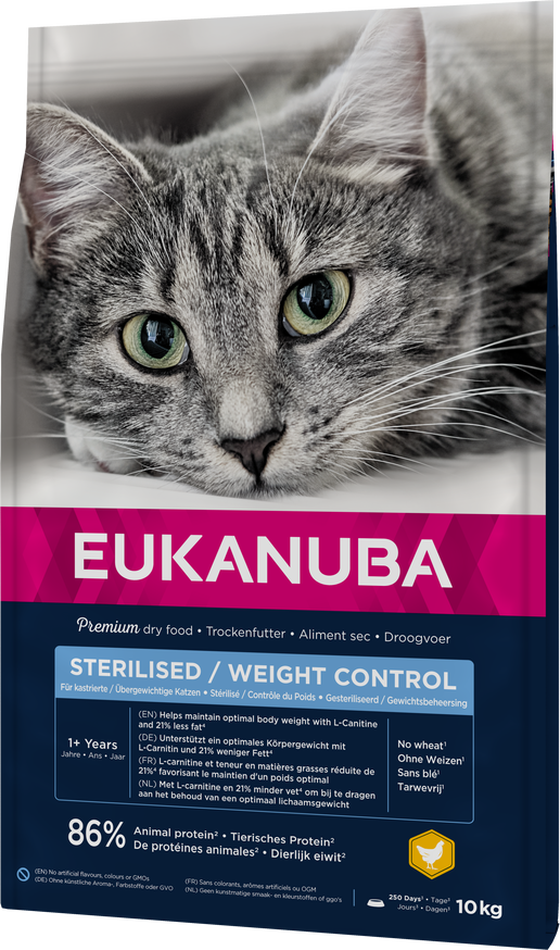 Cat Sterilised/Weight Control - 10 kg
