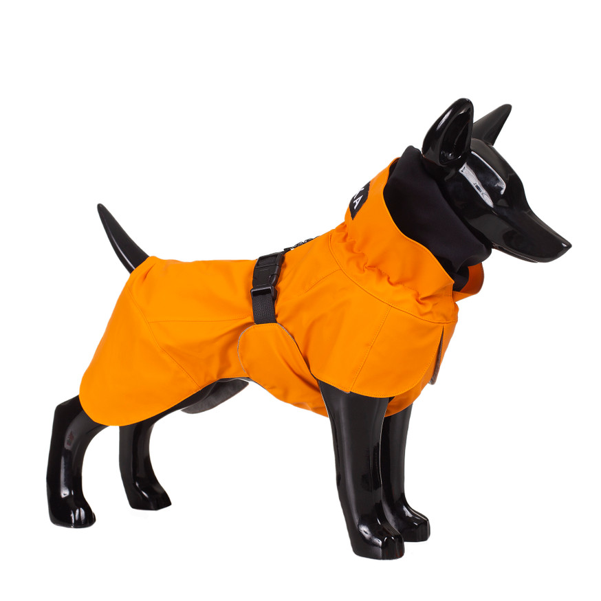 Reflekterande Regnjacka Hund, Orange