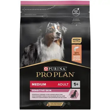 Medium Adult Sensitive Skin Salmon hundfoder