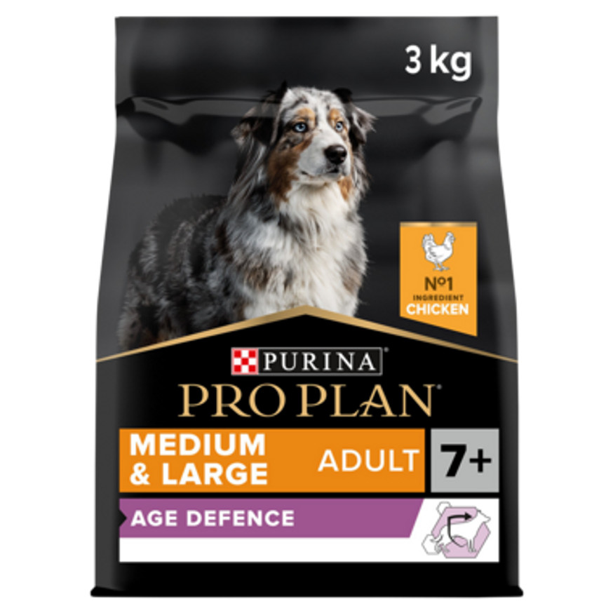 Medium and Large Adult 7+ Age Defence Chicken hundfoder