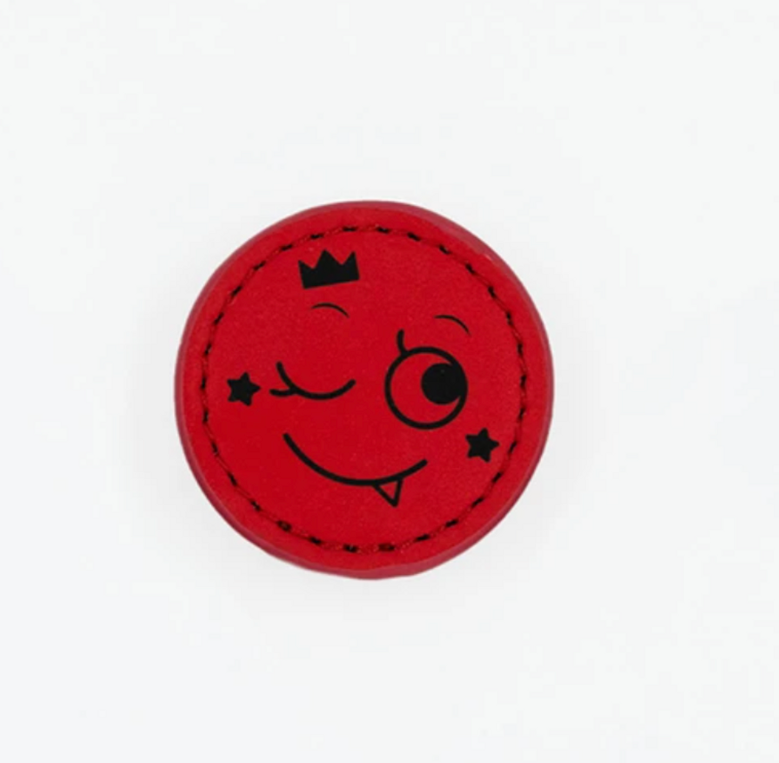 Cheeky Monster Badge till Konny Collar - One Size Red