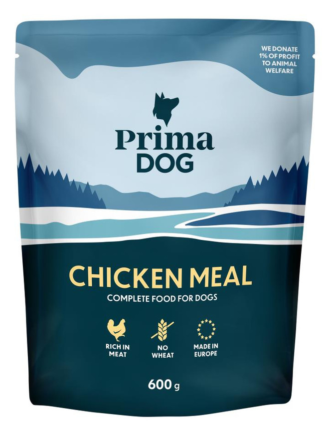 Portionsmåltid med Kycklingsmak för hund - 8 x 600 g