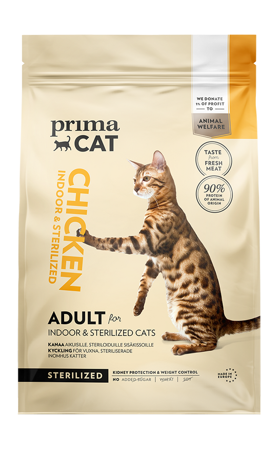 Adult Sterilized Chicken för Katt - 4 kg