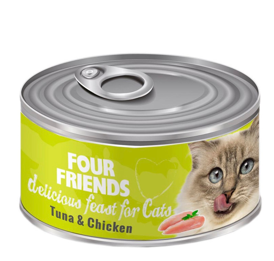 Våtfoder Kyckling & Tonfisk för Katt