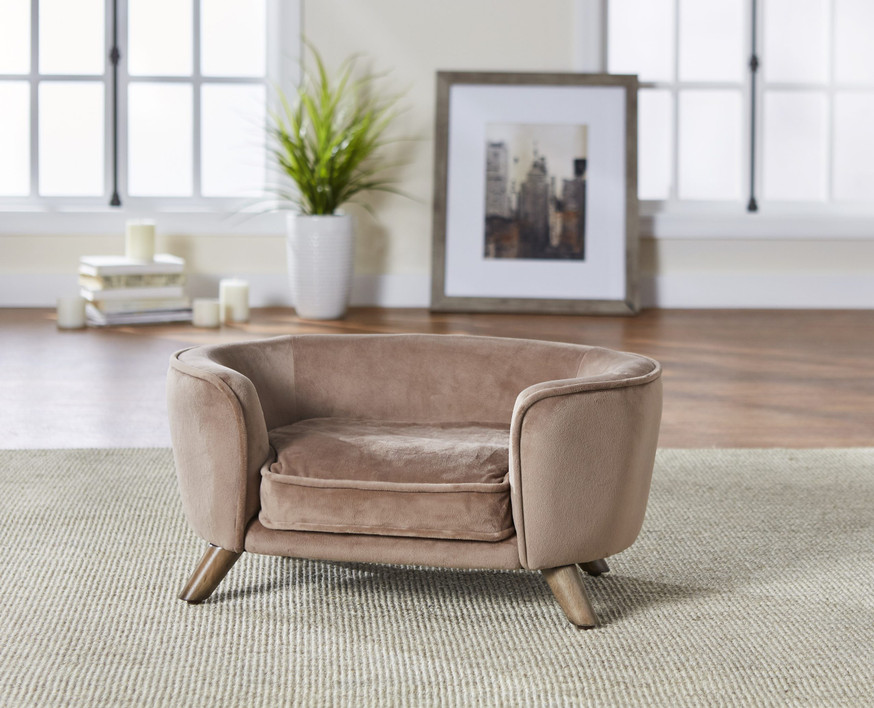 Romy Sofa - Romy Sofa Stone, bruna ben