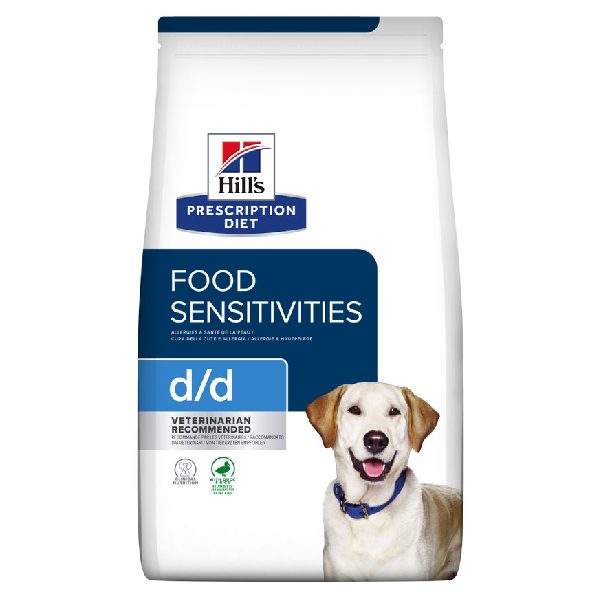 Prescription Diet d/d Food Sensitivities Torrfoder Hund med Anka och Ris