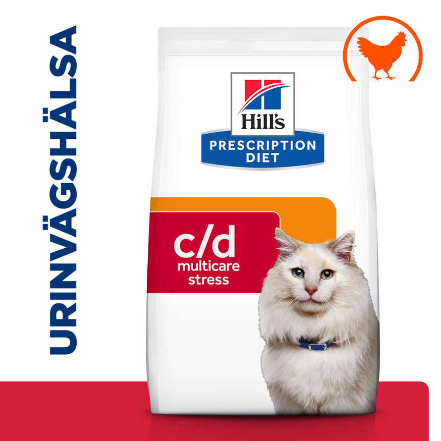 Prescription Diet c/d Multicare Stress Urinary Care Kattfoder med Kycklingsmak