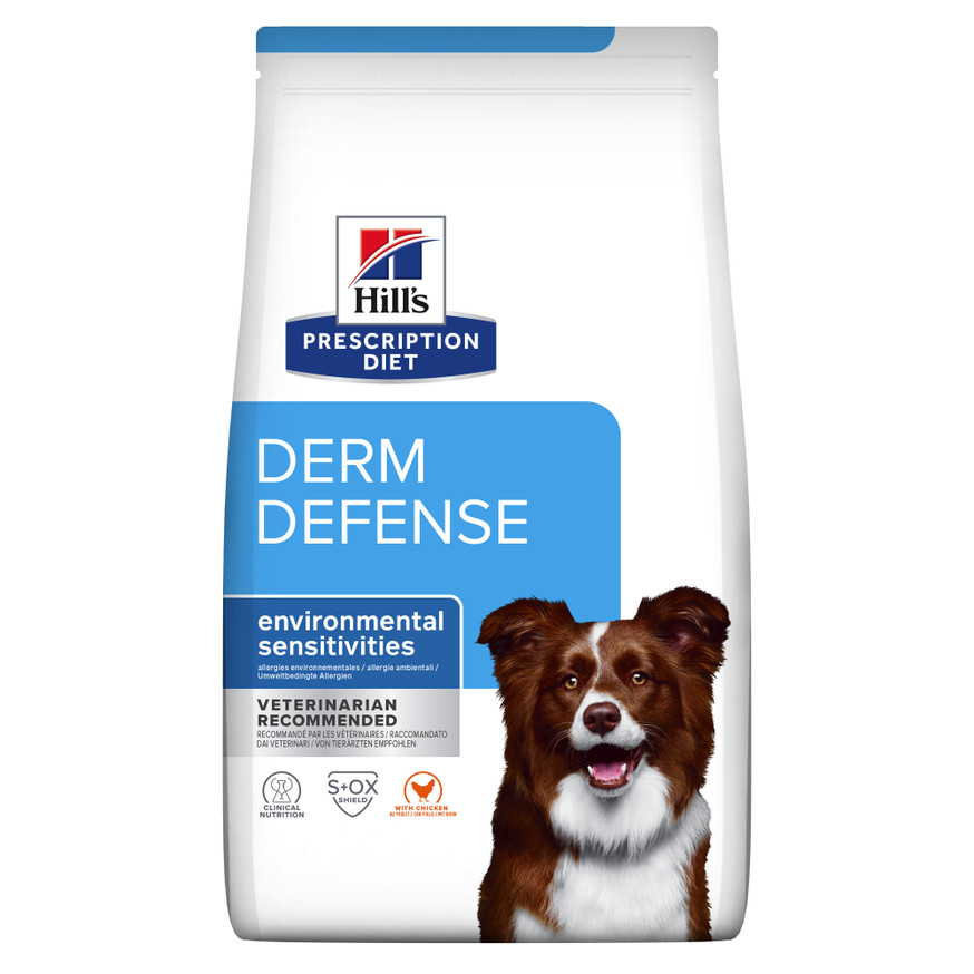 Prescription Diet Derm Defense Torrfoder med Kyckling Hundfoder