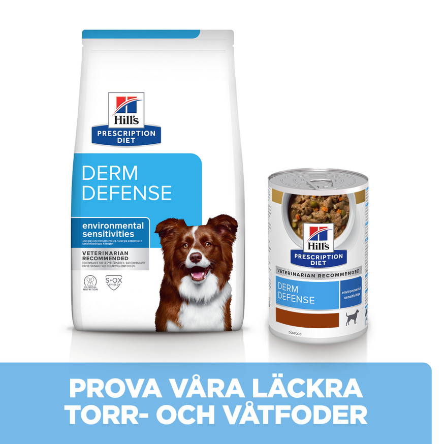 Prescription Diet Derm Defense Stew Våtfoder Grönsaker & Kyckling för hund