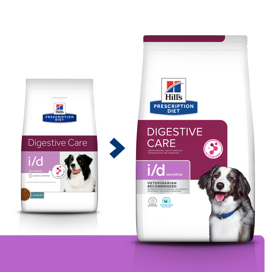 Prescription Diet i/d Sensitive Digestive Care Hundfoder med Ägg & Ris