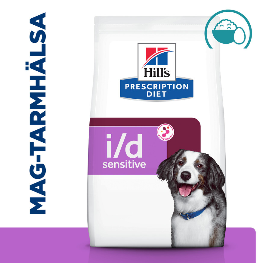 Prescription Diet i/d Sensitive Digestive Care Hundfoder med Ägg & Ris