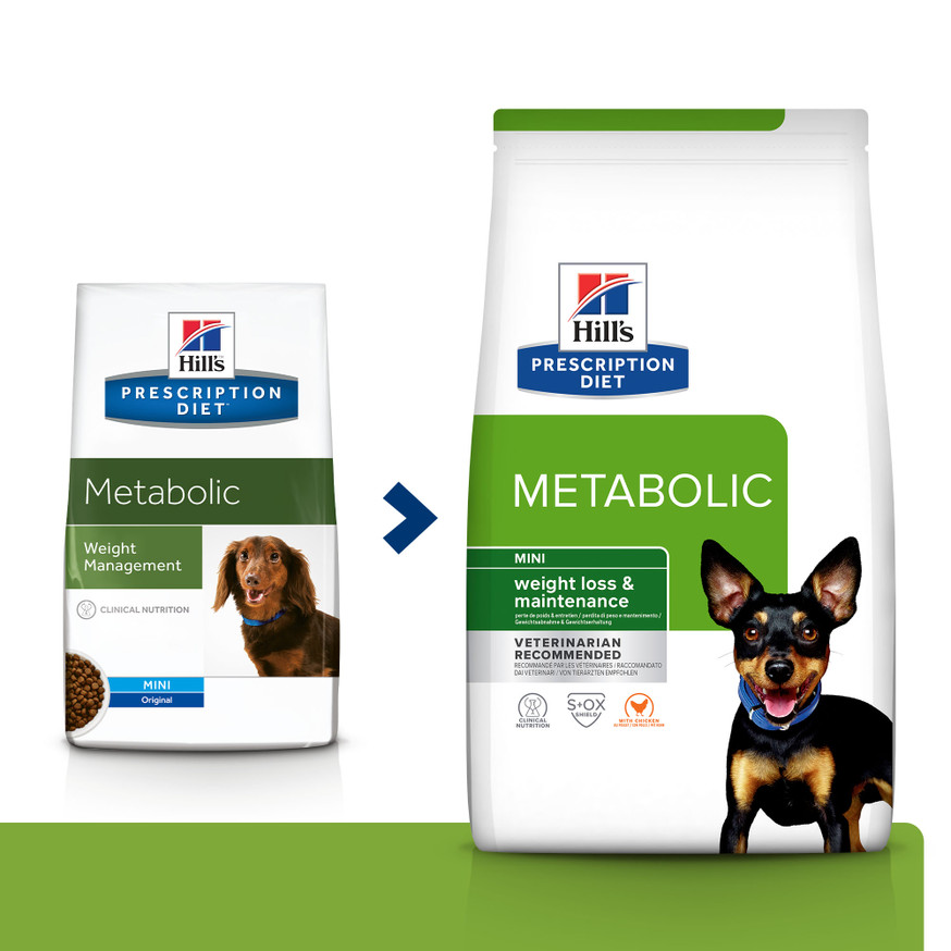 Prescription Diet Metabolic Weight Management Mini Torrfoder till Små Hundar