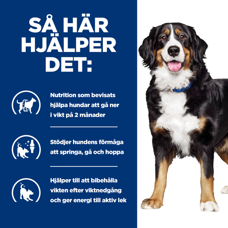 Prescription Diet Mobility + Metabolic Weight Management Torrfoder till Hund med Kyckling