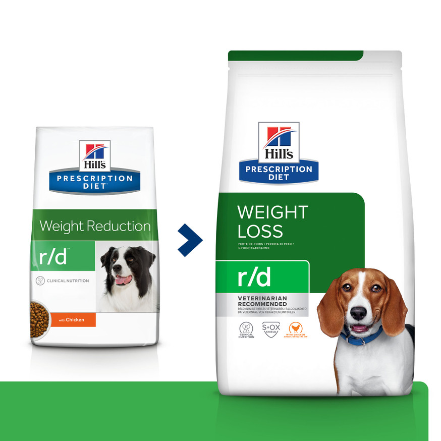 Prescription Diet r/d Weight Reduction Torrfoder till Hund med Kyckling